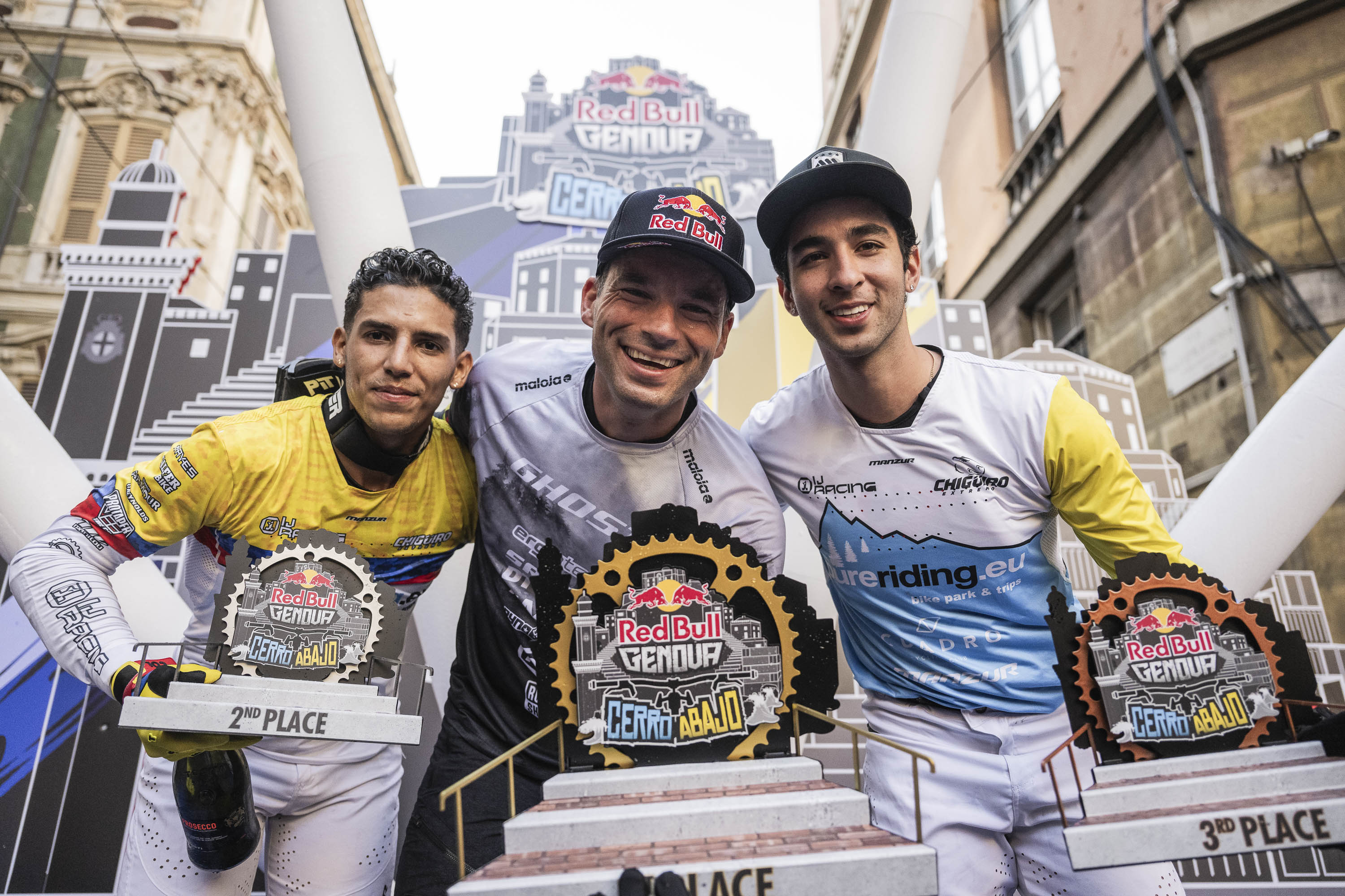 tre finalisti Red Bull Cerro Abajo