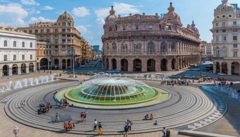 Genova Piazza De Ferrari 