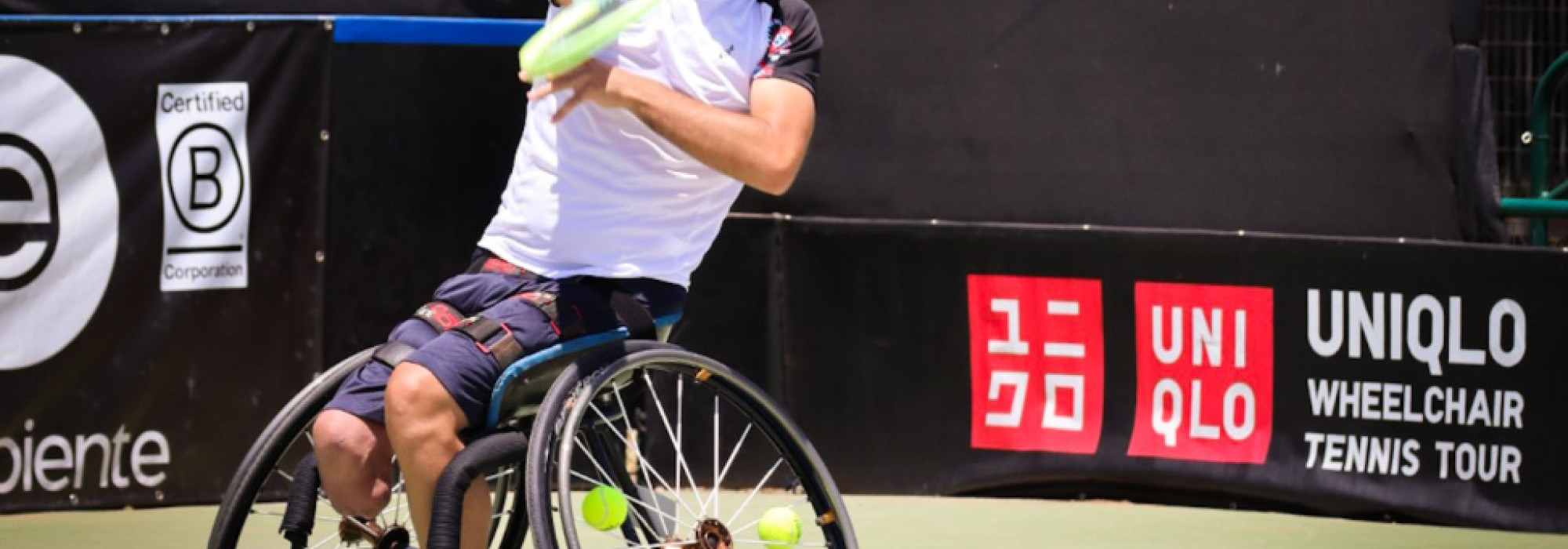 Luca Arca tennis in carrozzina