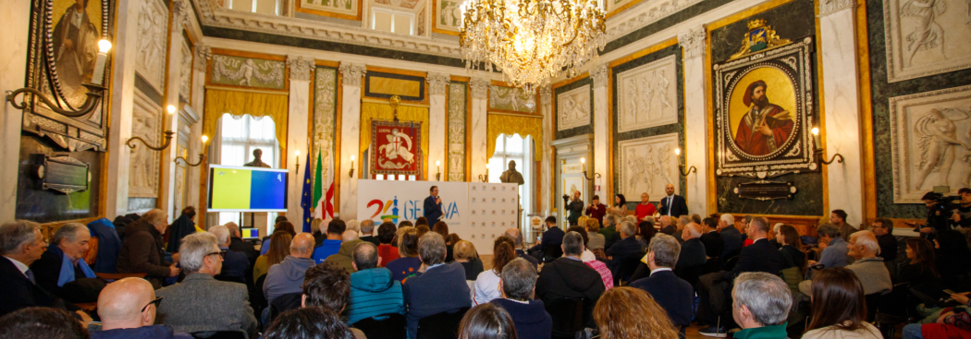 Convegno Donne e Sport nel salone di Rappresentanza